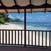 Anse Union Strand auf La Digue, Seychellen