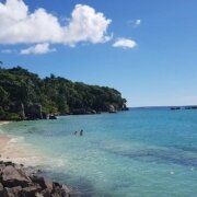 Plage de Fairyland, plage de Mahe, Seychelles