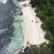 L'ans Angle, plage de Mahé, Seychelles