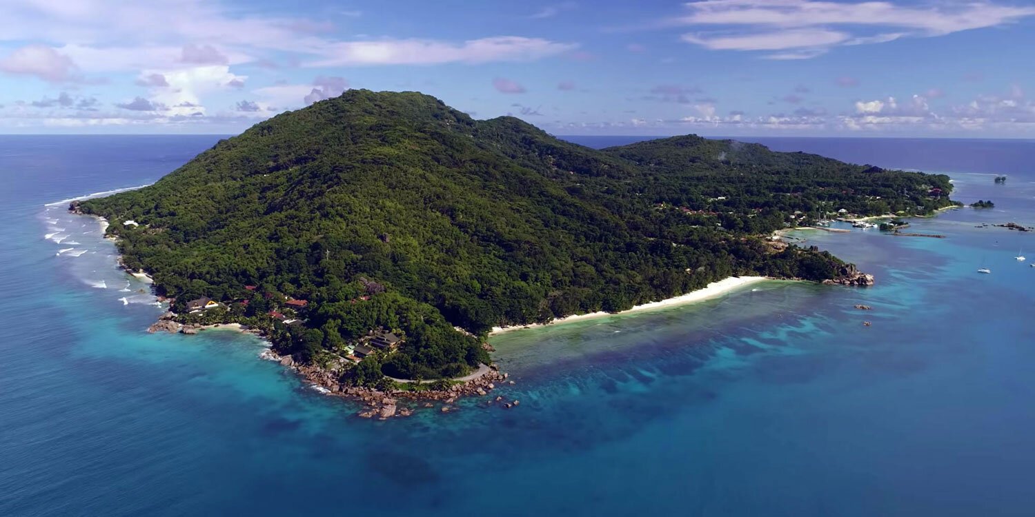 La Digue, ilha nas Seychelles