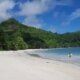 Baie Lazare, spiaggia di Mahe, Seychelles