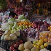 Mercado en las Seychelles, para el abastecimiento propio o el autoabastecimiento.