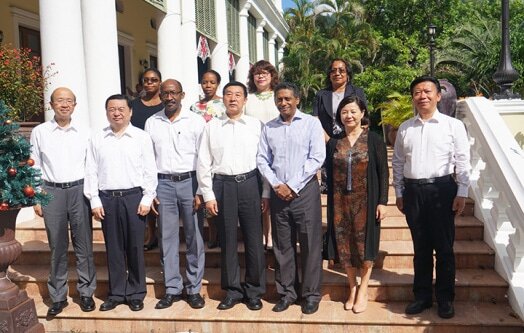 Delegation der Chinesischen Regierung auf den Seychellen