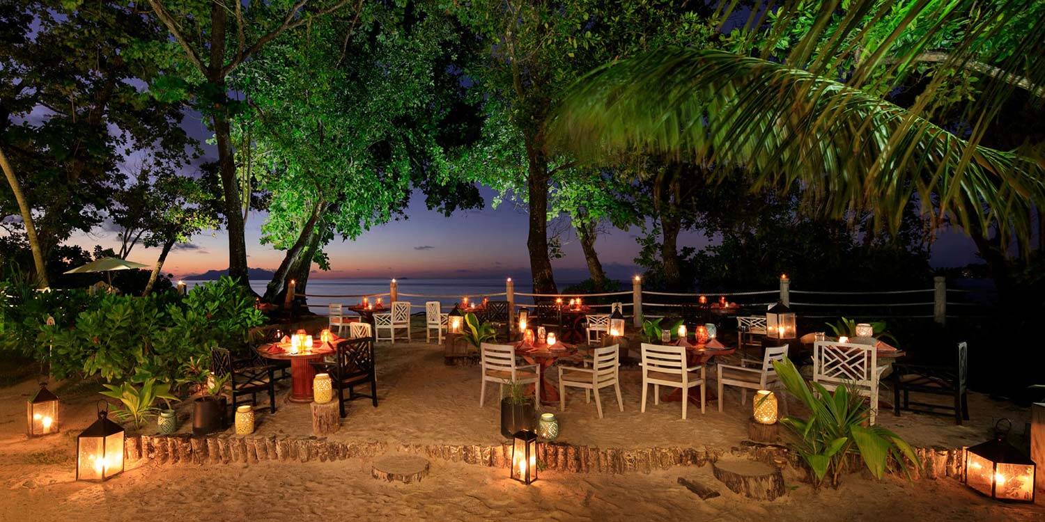 EDEN Restaurant in the North at Beau Vallon Beach on Mahé Seychelles