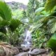 Sauzier Wasserfall in Port Glaud, Seychellen